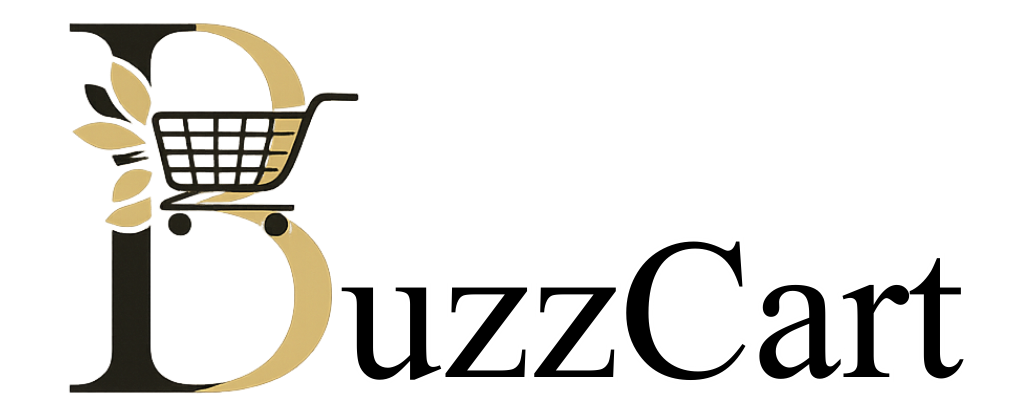 Custom BuzzCart logo designed for the brand identity refresh